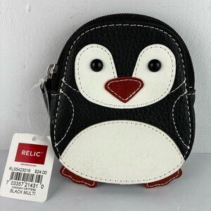 Relic by Fossil Caraway Critters NWT Penguin Coin Purse